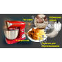Кухонная машина DAUSCHER DKP-6513SM-TURBO+Кофемашина DAUSCHER DCM-1555LX