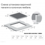 Встраиваемая поверхность DAUSCHER 603CRSS