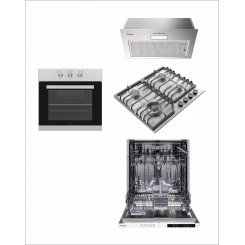 Встраиваемая духовка HAUSBERG HBO-6503SS+HB-693IX-TURBO+HDW-600BI+HBCH-6300IX
