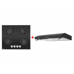 HB-651BL + Вытяжка Hausberg HBCH-6000BL