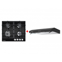 HB-670GL + Вытяжка Hausberg HBCH-6000BL