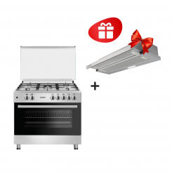 Комплект Плита DAUSCHER E9403LX + Вытяжка DAUSCHER DCH-8900IXA