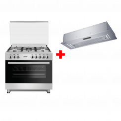 Комплект Плита DAUSCHER E9404LX + Вытяжка DAUSCHER DCH-9000BT