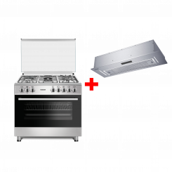 Комплект Плита DAUSCHER E9407 + Вытяжка DAUSCHER DCH-9000BT