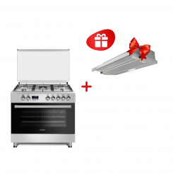 Комплект Плита DAUSCHER E9416LX + Вытяжка DAUSCHER DCH-8900IXA
