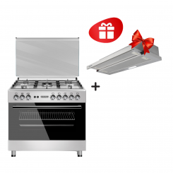 Комплект Плита DAUSCHER E9423LX + Вытяжка DAUSCHER DCH-8900IXA