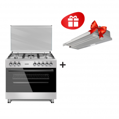 Комплект Плита DAUSCHER E9424LX + Вытяжка DAUSCHER DCH-8900IXA