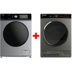 Стиральная машина DAUSCHER WMD-1475DG + Сушильная машина DAUSCHER DTD-1280DS