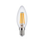 Лампа LED FILAMENT C35 8W  E14 4000К (нейтральный)